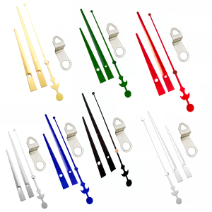(#03) Clock movement kit with HANGER and LONG 5 1/2" hands, choose short to long shafts