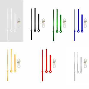 (#05) Clock movement kit. 4.75" hands with HANGER, choose short to long shafts