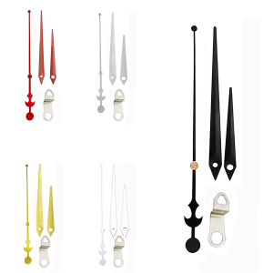 (#06) Clock movement kit with HANGER and LONG 4 1/2" hands, choose short to long shafts